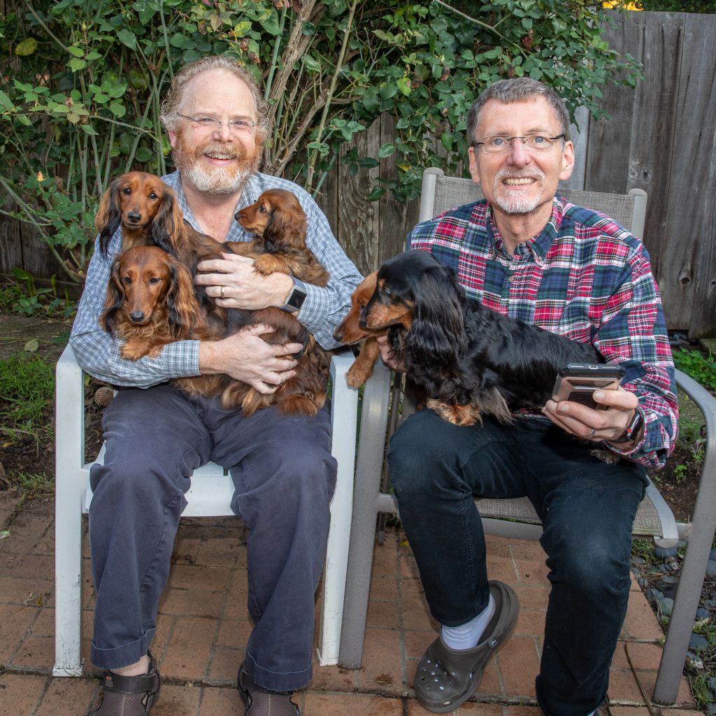 Geoffrey and Galen with all the girls