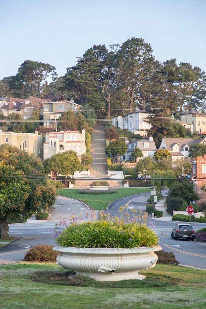 Pachecho Street Looking toward the Pacheco Steps