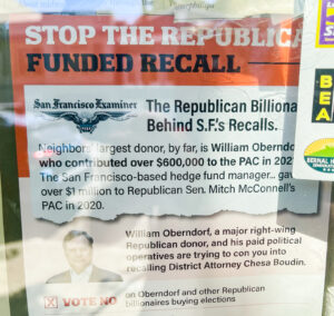 Stop the Republican Recall poster