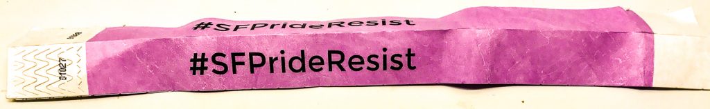 #SFPrideRESIST wristband