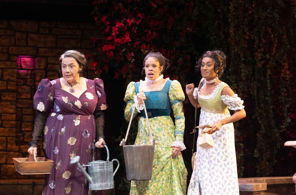 Sheila Tousey, Ava Mingo, and Uma Paranjpe. Photo by Jenny Graham.